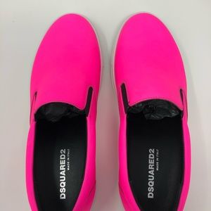 DSQUARED Hot Pink Men’s Size 43 (US10) Loafers